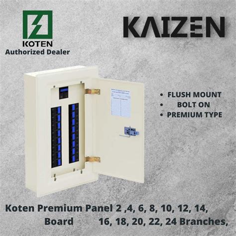Koten Premium Panel Board Bolt On Type – Kaizen Philippines.